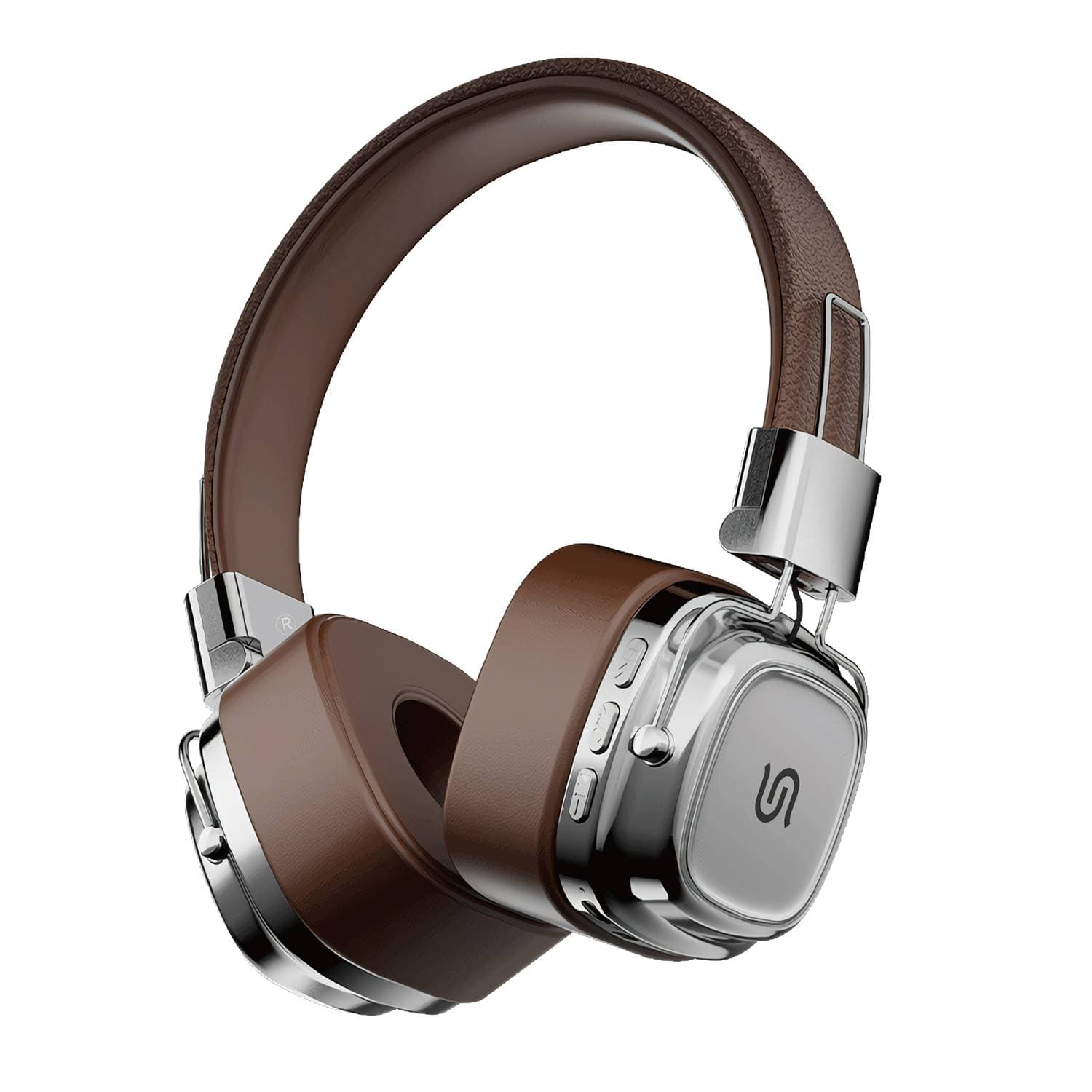 هدفون ENC بیسیم چرمی پرودو مدل Porodo Soundtec Vintage