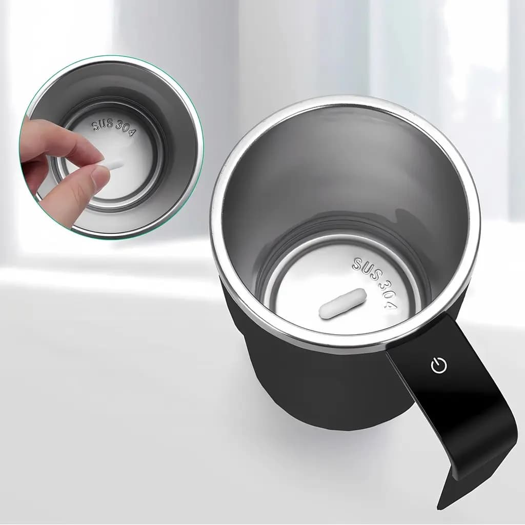 ماگ همزن دار مغناطیسی 380 میلی‌لیتر لپرسو LePresso Stirmagic Auto Stirring Mug LP018 — تصویر ۸