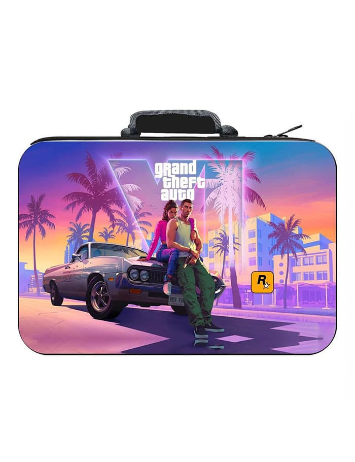 کیف 5 کاره کنسول پلی استیشن 5 اسلیم طرح GTA VI – شیک و مقاوم