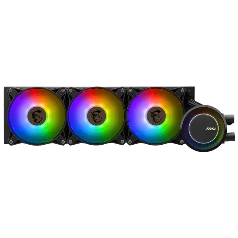 خنک کننده مایع پردازنده ام اس ای مدل MAG CORELIQUID E360 MSI CPU Liquid Cooler CoreLiquid WHITE — تصویر ۴