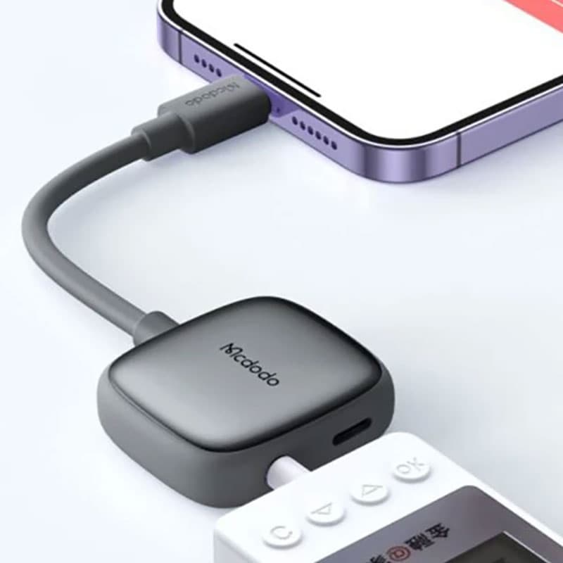 مبدل لایتنینگ به جک 3.5 میلیمتری / USB-C مک دودو مدل CA-2741 — تصویر ۵