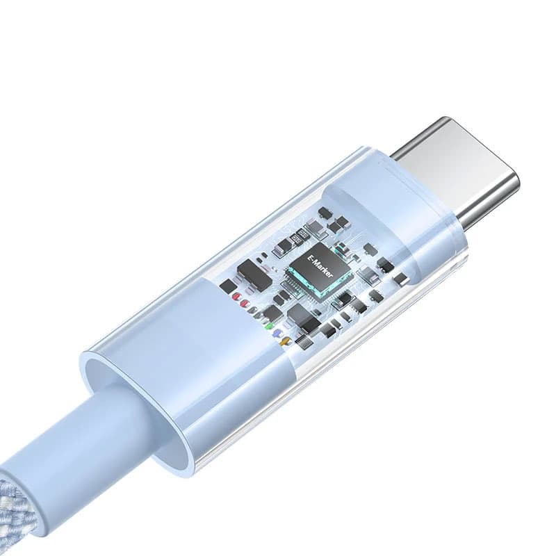 کابل USB-C بیسوس مدل Gem 100W طول 1 متر — تصویر ۶