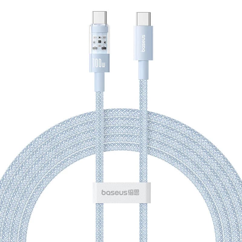 کابل USB-C بیسوس مدل Gem 100W طول 1 متر