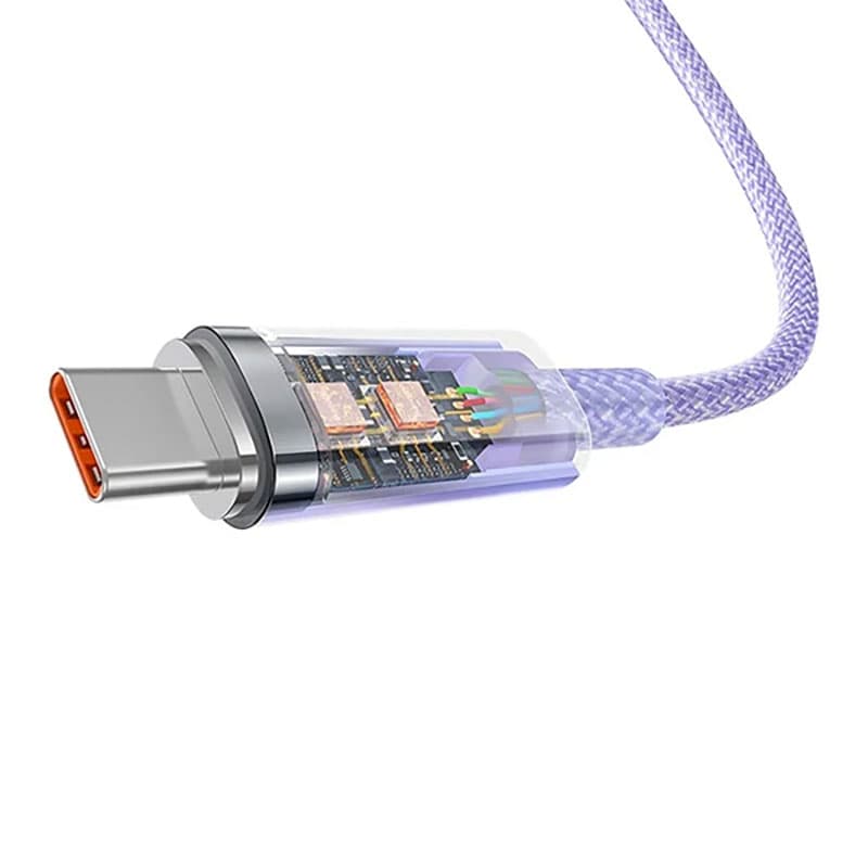 کابل USB-C بیسوس مدل Gem 100W طول 1 متر — تصویر ۲