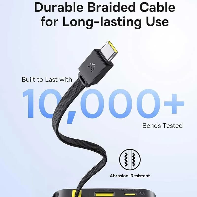 پاوربانک 22W بیسوس مدل EnerFill FC51 Bipow2 Pro ظرفیت 10000 میلیآمپرساعت — تصویر ۴