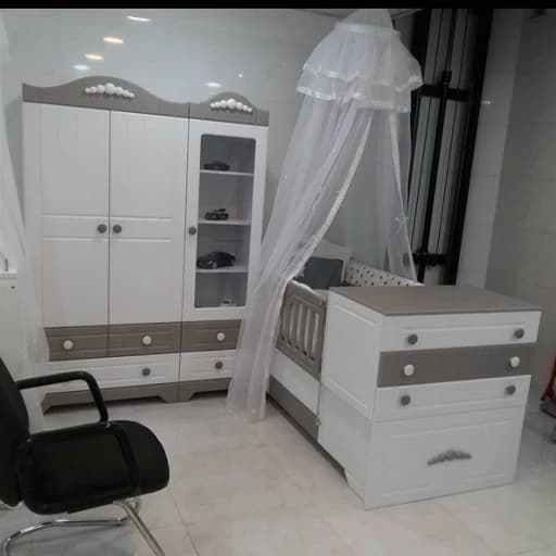 کمد لباس کودک همراه با تخت خواب F510 مبلمان فرنا مدل 1142687