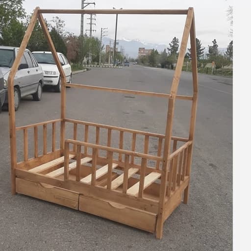 تخت چوبی مونته سوری نوجوان مبلمان فرنا مدل 1142629