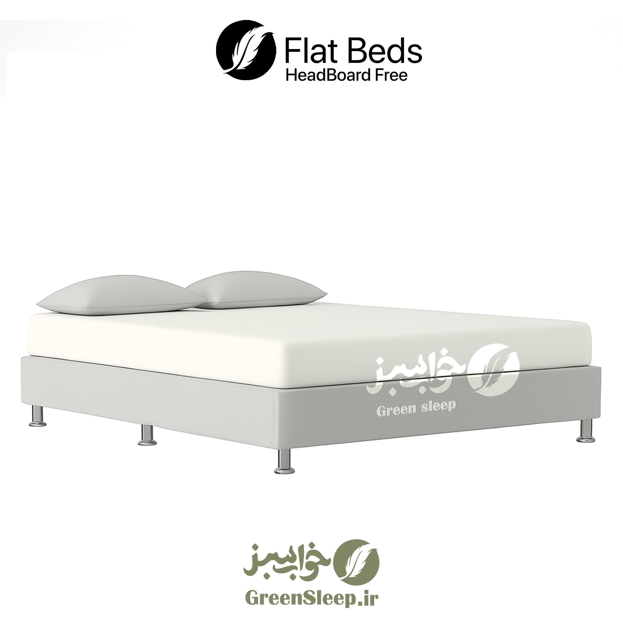 تخت باکس هتلی یک و نیم نفره سایز 120 در 2 مبلمان فرنا مدل 1142589 — تصویر ۳