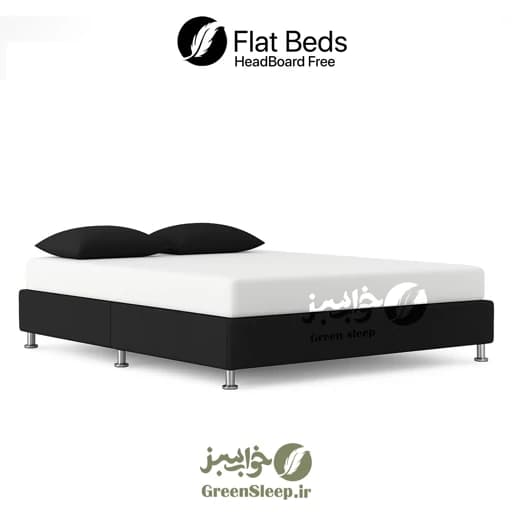 تخت باکس هتلی یک و نیم نفره سایز 120 در 2 مبلمان فرنا مدل 1142589