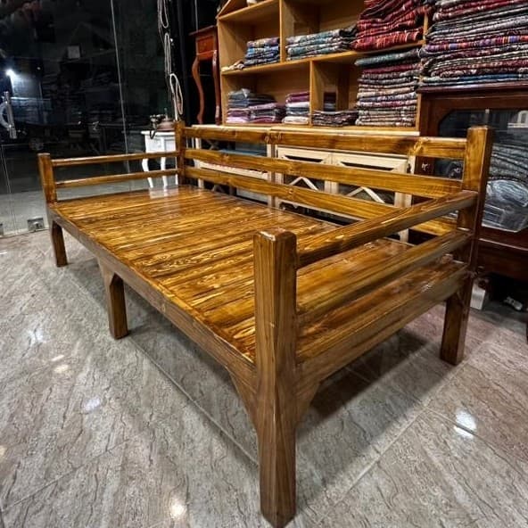 تخت چوبی مبل چوبی تخت سنتی مبلمان فرنا مدل 1142562 — تصویر ۳