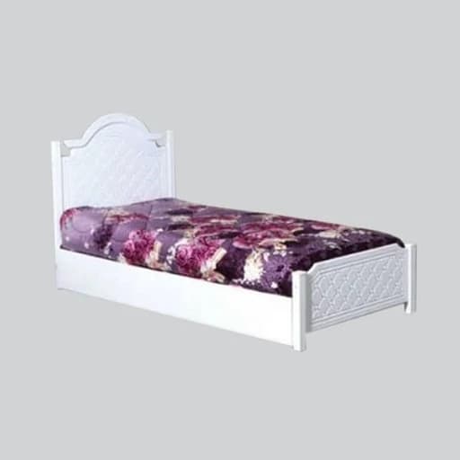 تخت خواب عرض 120 مدل روژان بدون کشو بدون تشک مبلمان فرنا مدل 1142556