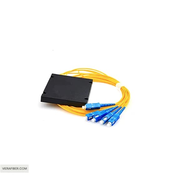 اسپلیتر فیبر نوری 1 به 4 کاستی PLC ABS BOX splitetr sc/upc