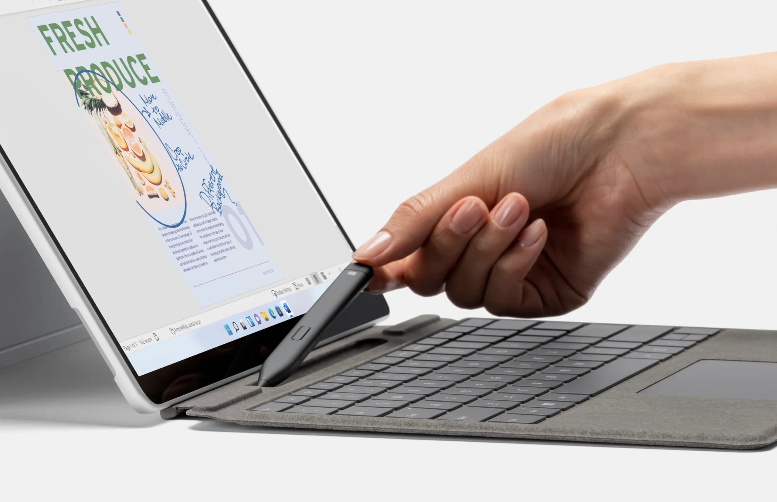 تبلت مایکروسافت سرفیس 8 (استوک) به همراه کیبورد Microsoft Surface Pro8 | CPU i7 | 16GB RAM | 256GB SSD |13 inch — تصویر ۳