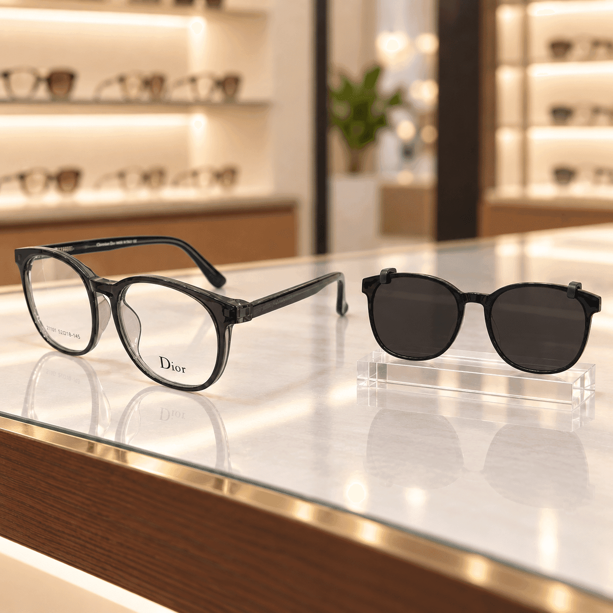 عینک طبی برند dior مدل 21101 — تصویر ۴