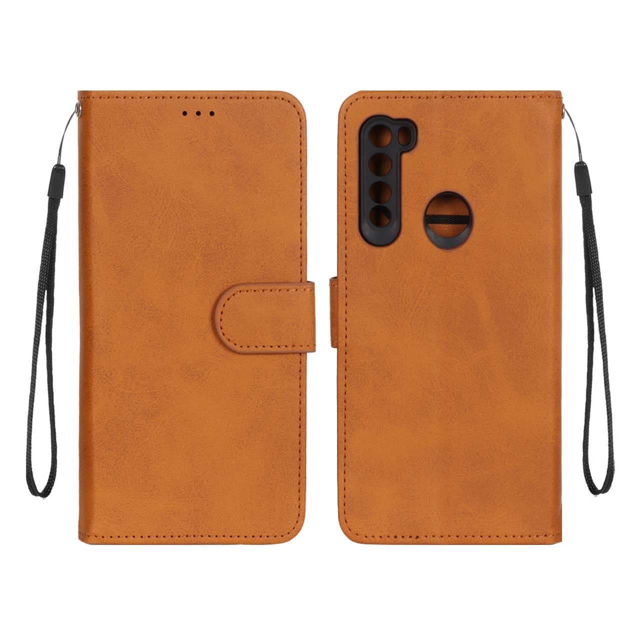 کیف موبایل مگنتی Xiaomi Redmi Note 8 – عسلی
