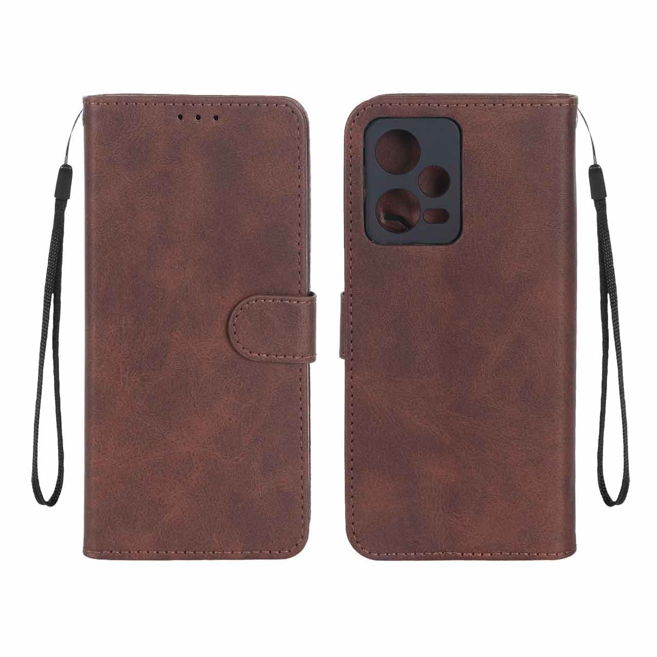 کیف موبایل مگنتی Xiaomi Redmi Note 12-5G /Xiaomi Poco X5- – قهوه ای