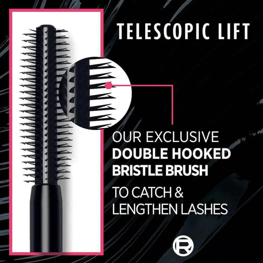 ریمل لورآل مدل Telescopic lift مدل Extra Black حجم 9/9 میلی لیتر — تصویر ۴