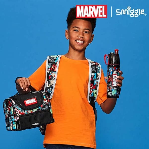 کیف غذا 2 طبقه Smiggle طرح مارول — تصویر ۳