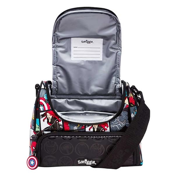 کیف غذا 2 طبقه Smiggle طرح مارول — تصویر ۲