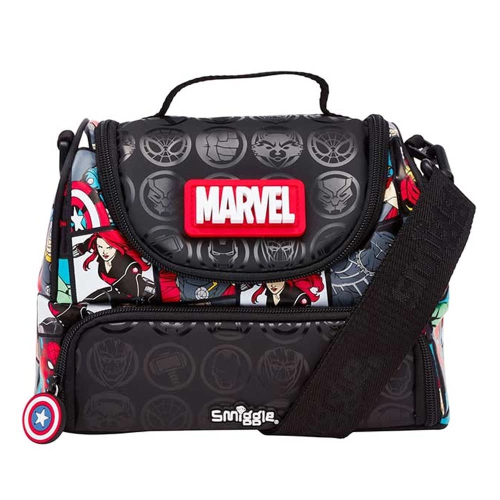 کیف غذا 2 طبقه Smiggle طرح مارول