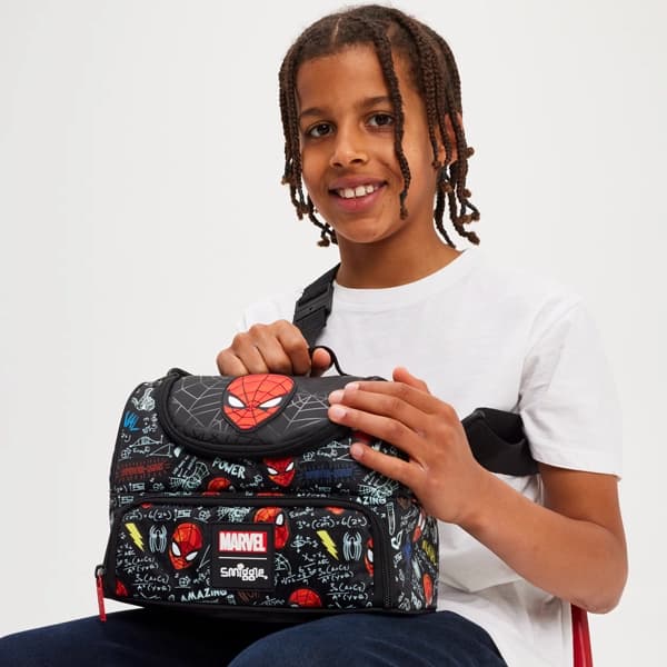 کیف غذا 2 طبقه Smiggle طرح مرد عنکبوتی — تصویر ۴
