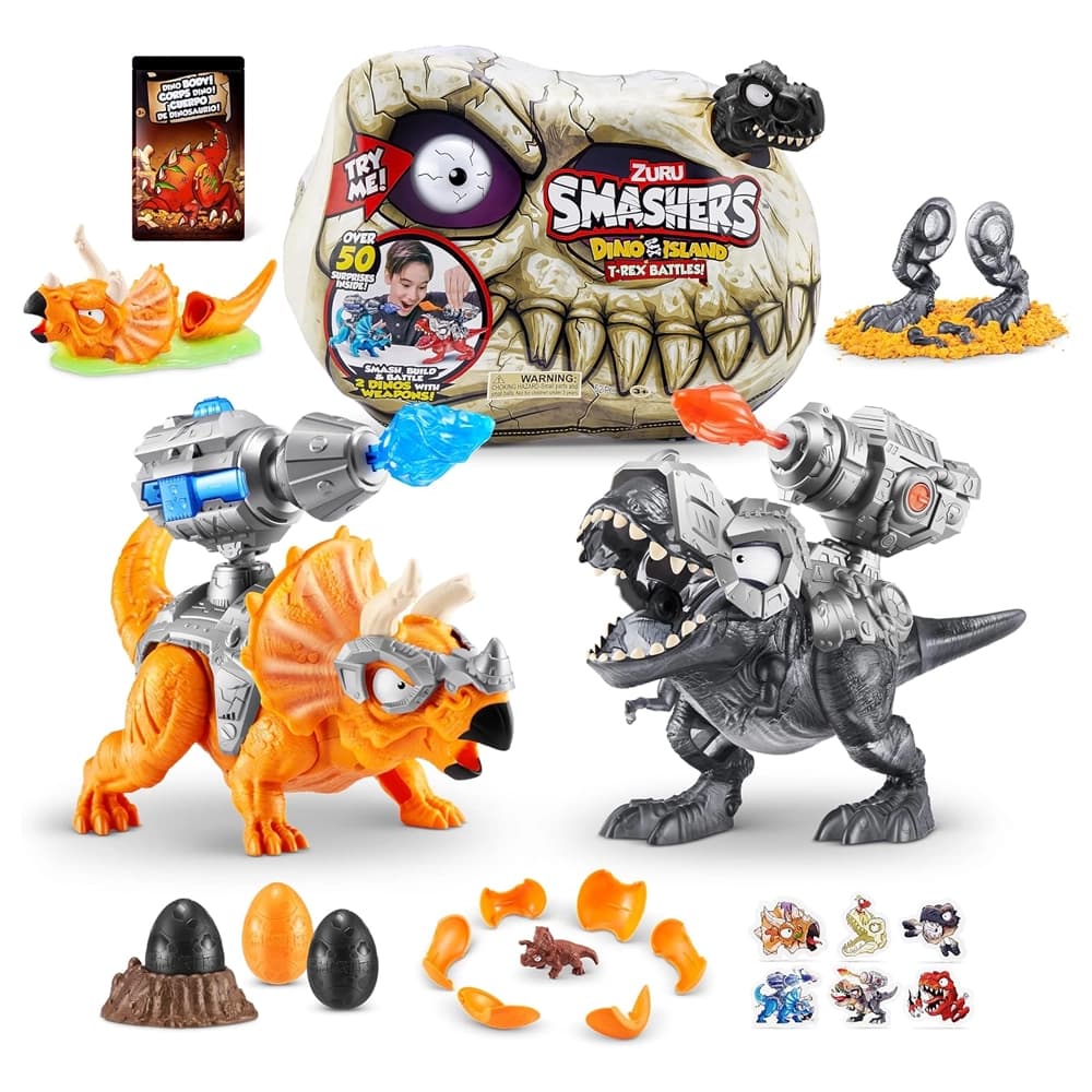 نبرد تی رکس Smashers سری Dino Island مدل مشکی