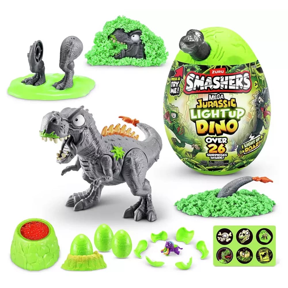 تخم دایناسور Smashers سری Mega Jurassic Lightup مدل مشکی