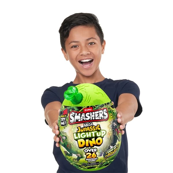 تخم دایناسور Smashers سری Mega Jurassic Lightup مدل سبز — تصویر ۴