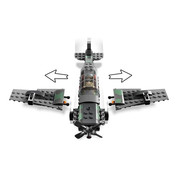 لگو Indiana Jones مدل Fighter Plane Chase 77012 — تصویر ۳