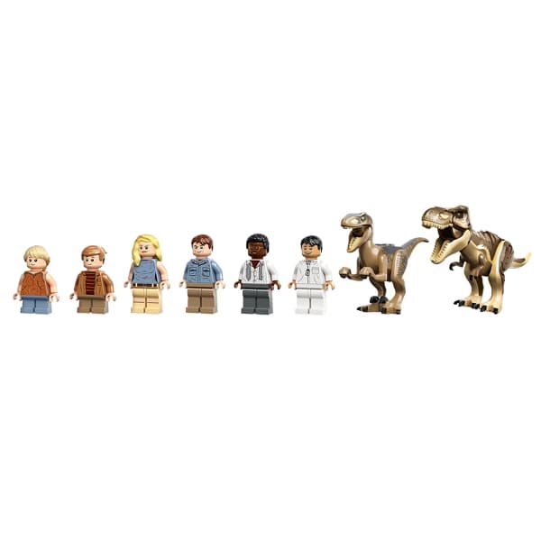 لگو Jurassic World مدل Visitor Center T. rex & Raptor Attack 76961 — تصویر ۳