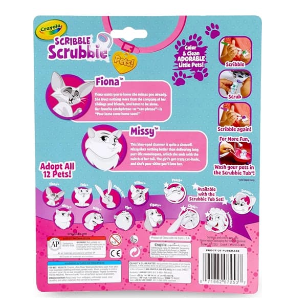ست رنگ آمیزی مجسمه Fiona & Missy کرایولا Crayola — تصویر ۴
