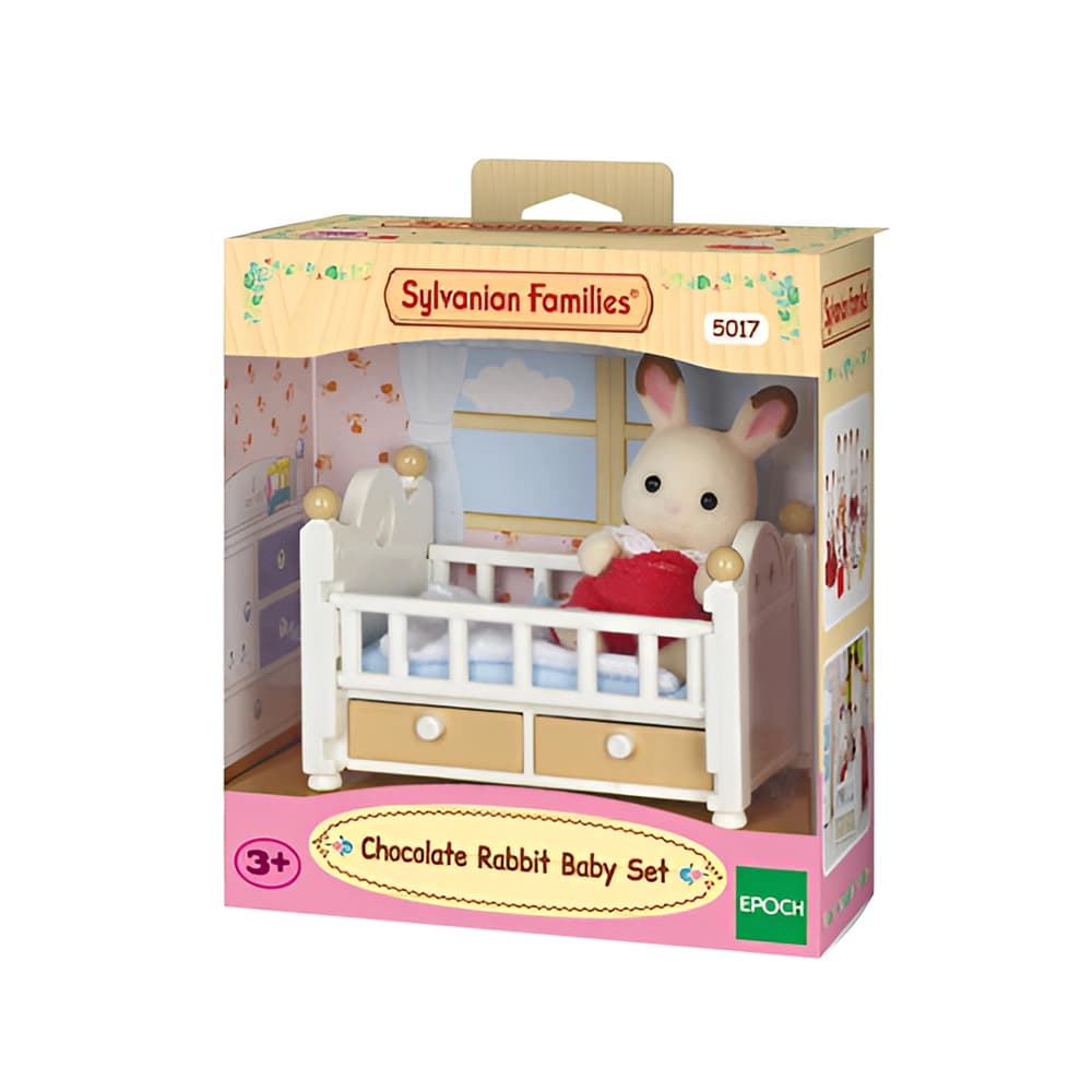 ست تختخواب و بچه خرگوش سیلوانیان فامیلیز مدل 5017 Sylvanian families