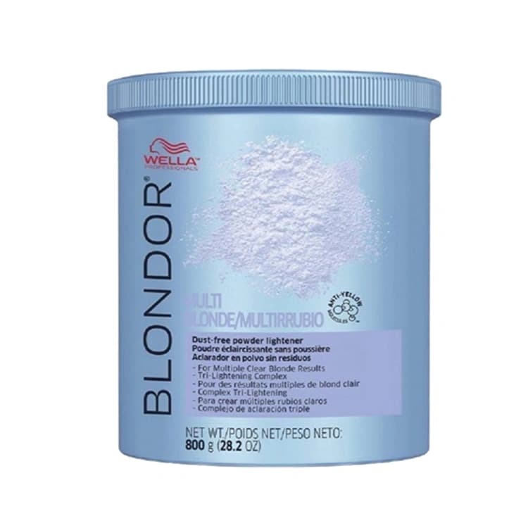 پودر دکلره Wella مدل Blondor Multi Blonde وزن 800 گرم