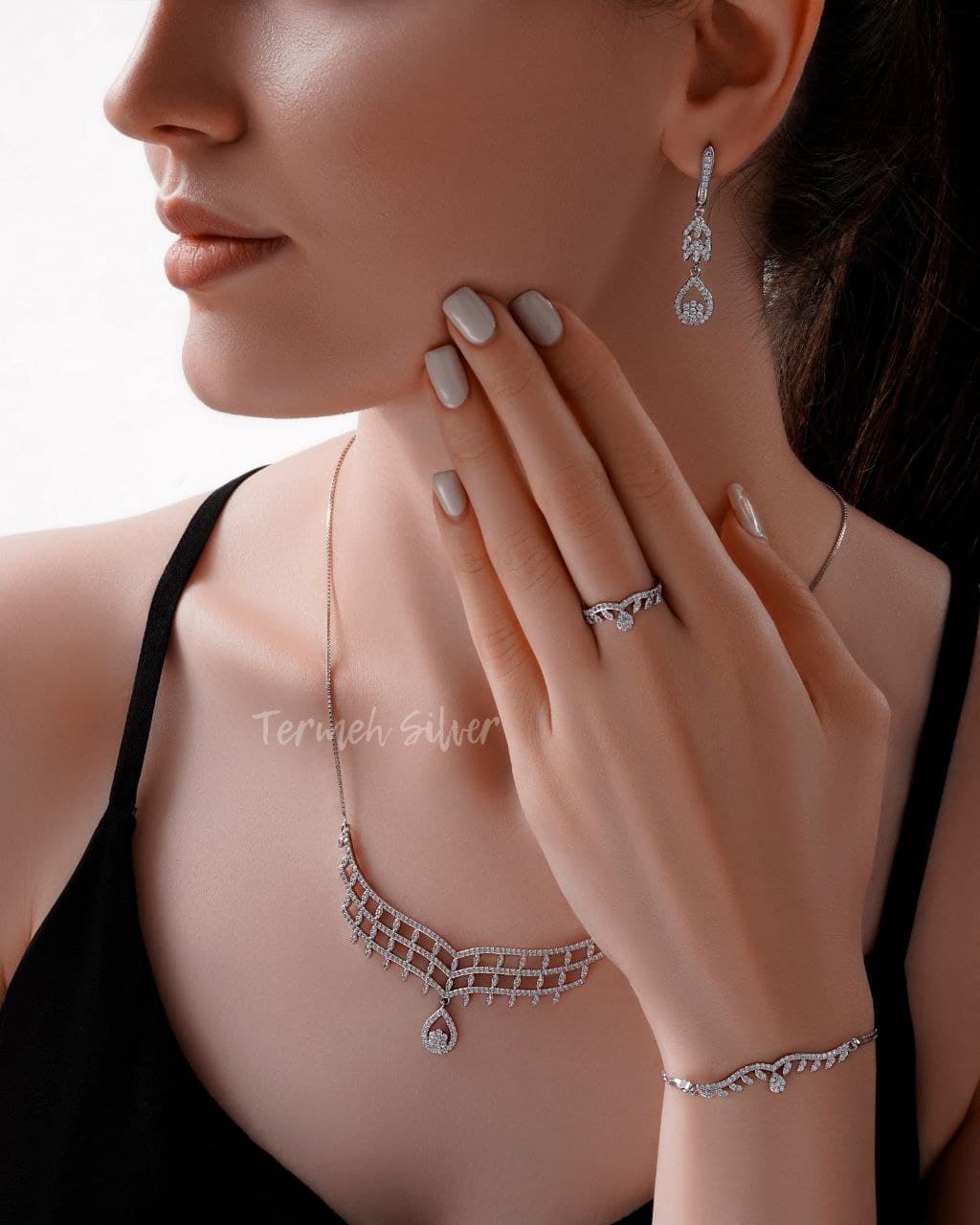 سرویس نقره طرح میکرو اشک ST 1047