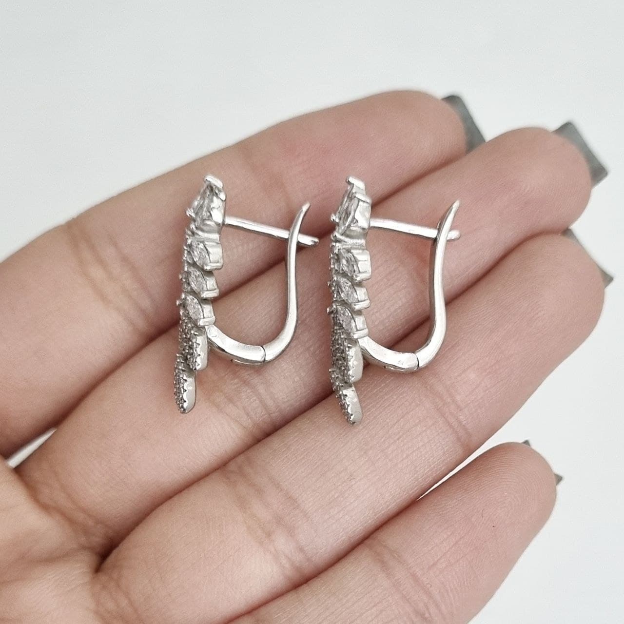 ست نقره جواهر طرح مارکیز ST 1014 — تصویر ۴