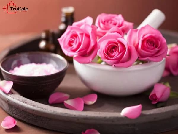 ماسک پودری لاتکسی عصاره گل رز حجم 200 گرم — تصویر ۳