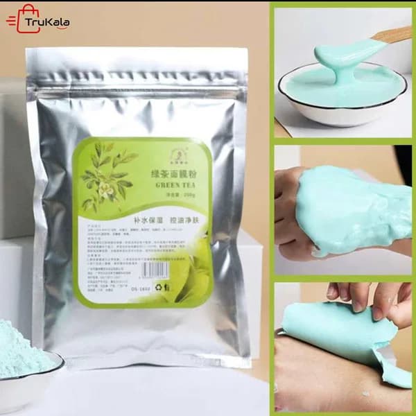 ماسک پودری لاتکسی عصاره چای سبز حجم 200 گرم