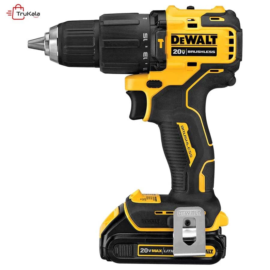 دریل شارژی صنعتی ( براشلس ) دیوالت مدل DCD709s2t-gb