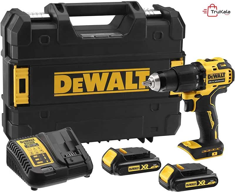 دریل شارژی صنعتی ( براشلس ) دیوالت مدل DCD709s2t-gb — تصویر ۲