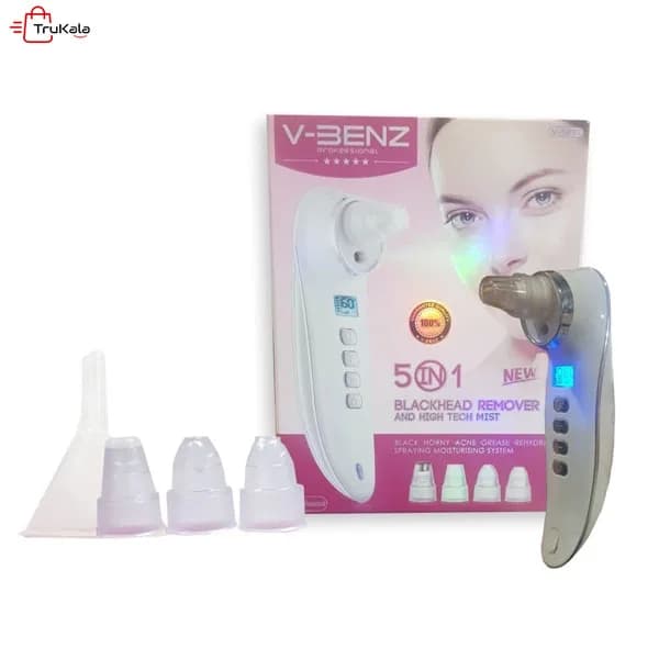 دستگاه میکرودرم پاکسازی بخار دار بلک هد V-benz blackhead — تصویر ۳