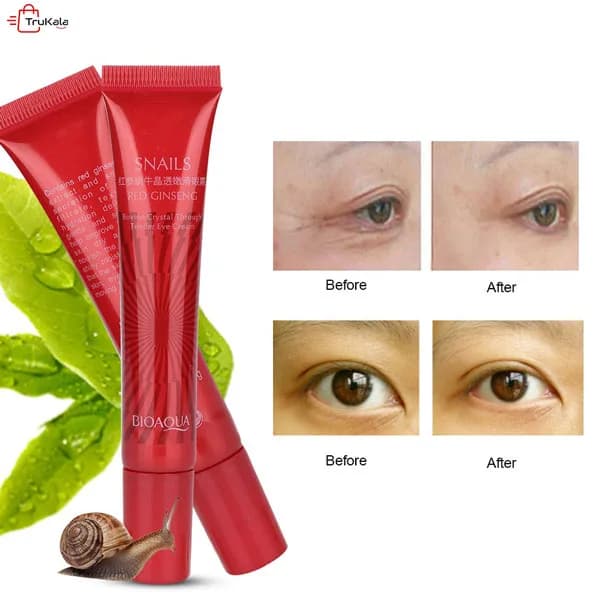 کرم دور چشم جنسینگ و حلزون بیوآکوا Bioaqua — تصویر ۳