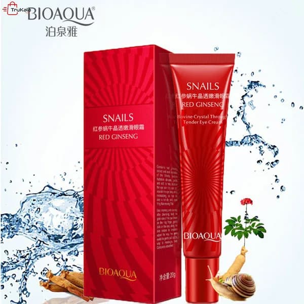 کرم دور چشم جنسینگ و حلزون بیوآکوا Bioaqua — تصویر ۲