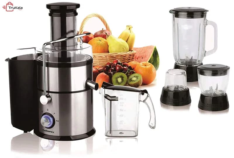 آبمیوه گیری چهار کاره تلیونیکس مدل TJE3750 — تصویر ۴