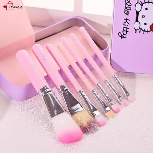 ست براش 7 عددی هلو کیتی صورتی Hello Kitty — تصویر ۳