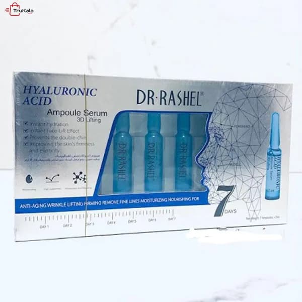 پک 7 عددی ویال آمپولی هیالورونیک اسید دکتر راشل Dr.Rashel — تصویر ۶