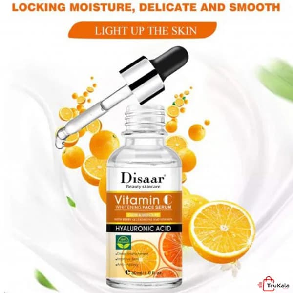 سرم جوانسازی صورت و سفید کننده دیسار ویتامین disaar c — تصویر ۳