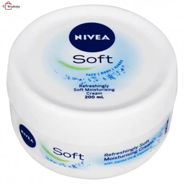 کرم نرم کننده و مرطوب کننده نیوا مدل سافت Nivea حجم 200 میلی لیتر — تصویر ۲