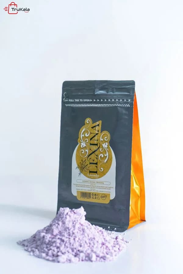 ماسک پودری لاتکسی اسطوخودوس لکسینا LEXINA حجم 250 گرم — تصویر ۳