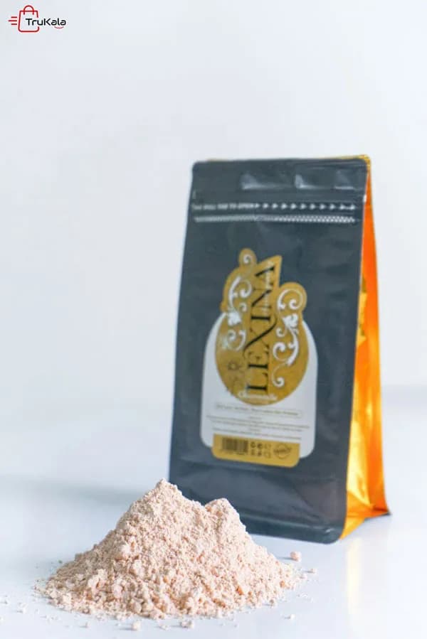 ماسک پودری لاتکسی عصاره بابونه لکسینا LEXINA حجم 250 گرم — تصویر ۳