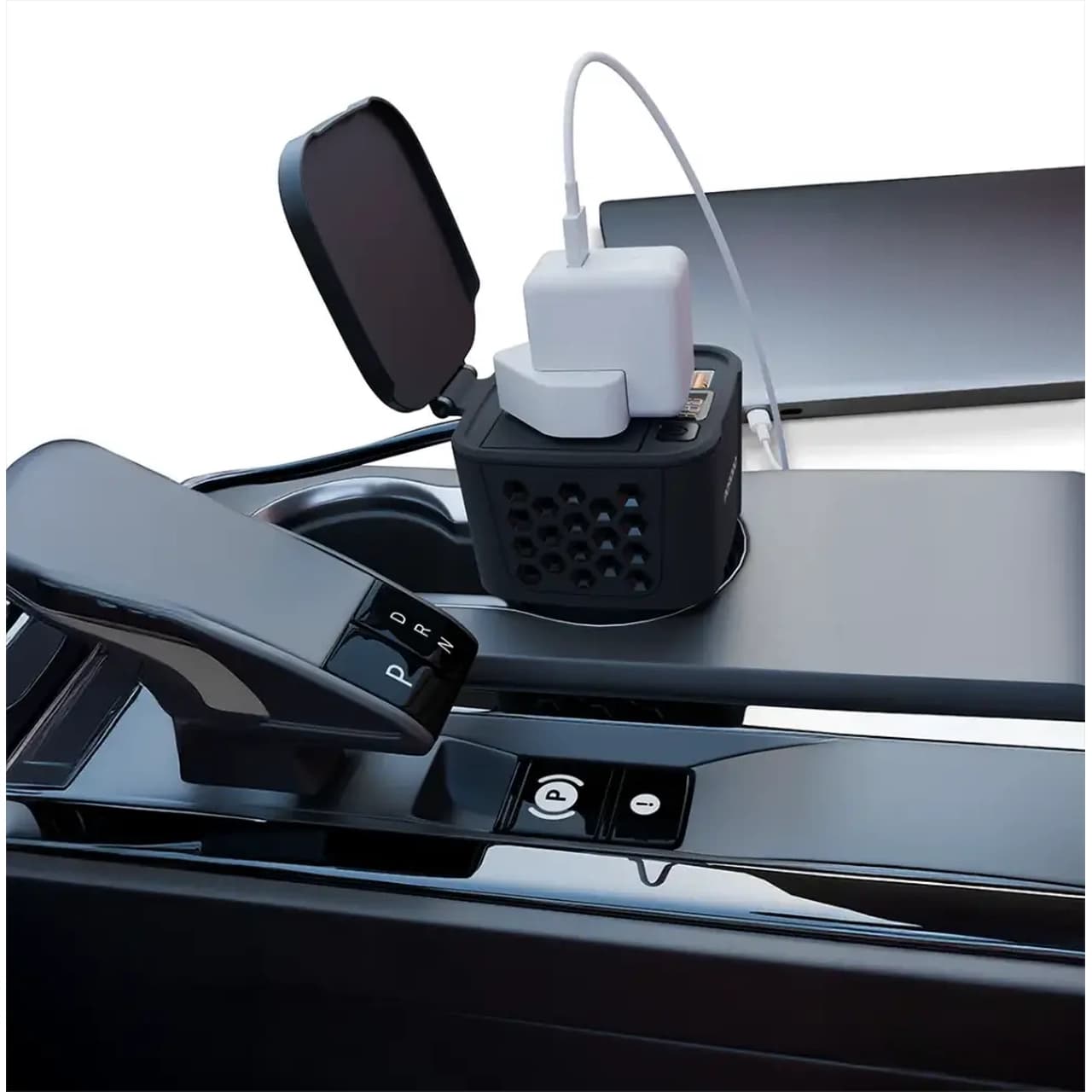 اینورتر خودرو Porodo مدل Drive Station PDCI103BK 200W – مشکی (گارانتی 12 ماهه بامداد) — تصویر ۷